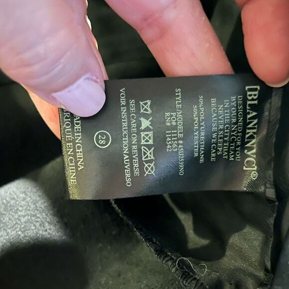 Blank NYC Faux Leather Pleated Trousers - Picture 12 of 15